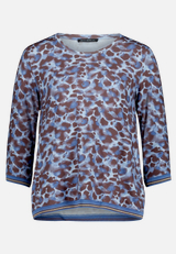 Leo-Shirt  mit Gummizug  / Vorderseite