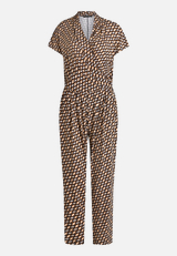 Jumpsuit  kurzarm mit Wickeloptik / Vorderseite