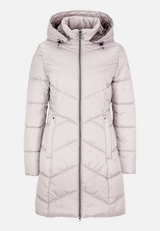 Outdoorjacke mit abnehmbarer Kapuze / Vorderseite