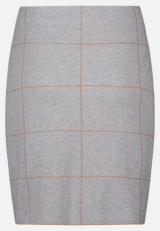 Strickrock mit Jacquard / Rückseite