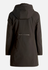 Outdoorjacke mit abnehmbarer Kapuze / Rückseite