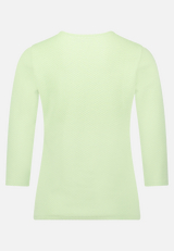 Basic Shirt mit Struktur / Rückseite