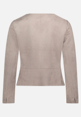 Taillierter  Blazer mit Reißverschluss  / Rückseite