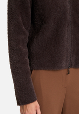 Strick-Cardigan mit Reißverschluss / Detailbild