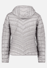 Outdoorjacke mit abnehmbarer Kapuze / Rückseite
