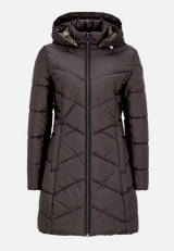 Outdoorjacke mit abnehmbarer Kapuze / Vorderseite