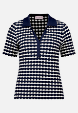 Poloshirt mit Struktur / Vorderseite