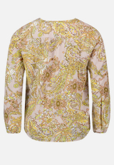 Schlupfbluse  mit Print / Rückseite
