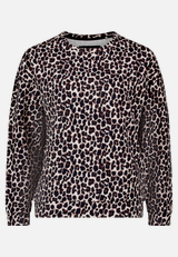 Leo-Pullover  mit Rundhalsausschnitt  / Vorderseite
