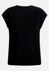 Basic Shirt mit V-Ausschnitt / Rückseite