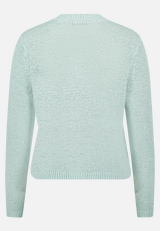 Strick-Cardigan mit aufgesetzten Taschen / Rückseite