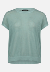 Lochstrick-Pullover ohne Arm / Vorderseite