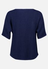Strickpullover kurzarm / Rückseite
