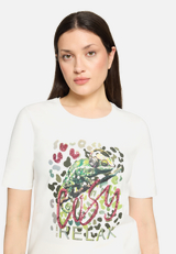 Basic Shirt mit Aufdruck / Detailbild