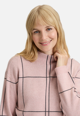 Strickpullover kariert / Detailbild
