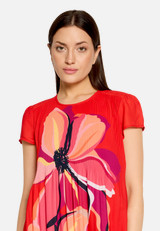 Plisseekleid kurzarm / Detailbild