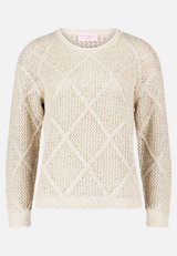 Strickpullover mit Effektgarn / Vorderseite