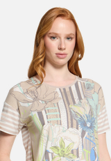 Casual-Shirt mit Ringel / Detailbild