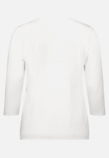 Basic Shirt mit Placement / Rückseite