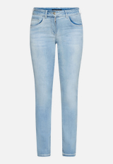 Skinny Jeans  mit Used-Waschung Style Rosalie / Vorderseite