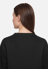 Sweatshirt mit Stehkragen / Detailbild
