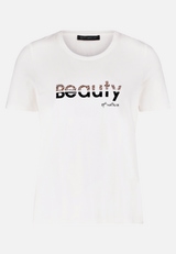 Basic Shirt mit Aufdruck / Vorderseite