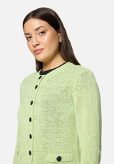 Strick-Cardigan mit aufgesetzten Taschen / Detailbild