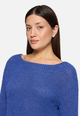 Basic-Strickpullover mit Rippenstruktur / Detailbild