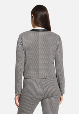 Blazer-Jacke langarm / Modellfoto Rückseite