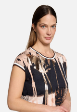 Printshirt mit Tunnelzug / Detailbild