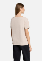 Blusenshirt mit Tunnelzug / Modellfoto Rückseite