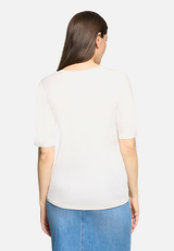 Basic Shirt kurzarm / Modellfoto Rückseite