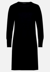 Strickkleid mit Rundhalsausschnitt / Vorderseite