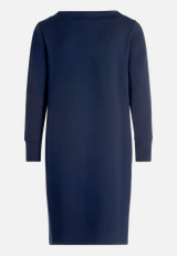 Jerseykleid mit 3/4 Arm / Rückseite