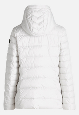 Steppjacke mit abnehmbarer Kapuze / Rückseite