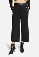 Marlene-Hose unifarben / Modellfoto Vorderseite