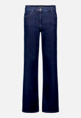 Wideleg Jeans mit Used Waschung  / Vorderseite