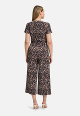 Jumpsuit mit Eingrifftaschen / Modellfoto Rückseite