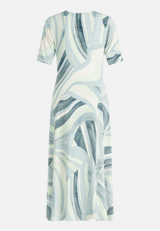 Midikleid mit Raffung / Rückseite