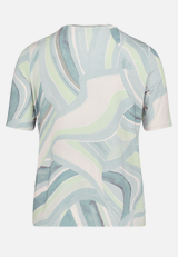 Printshirt mit Rundhalsausschnitt / Rückseite