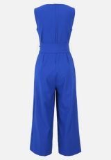Eleganter Jumpsuit mit Eingrifftaschen / Rückseite