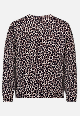 Leo-Pullover  mit Rundhalsausschnitt  / Rückseite