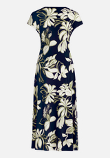 Midikleid mit Raffung / Rückseite