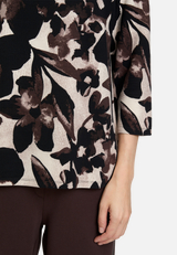 Sweatshirt mit Rippenstruktur / Detailbild