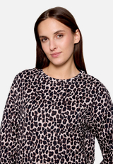 Leo-Pullover  mit Rundhalsausschnitt  / Detailbild