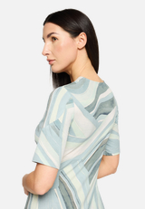 Midikleid mit Raffung / Detailbild