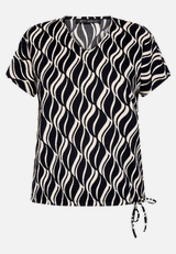 Printshirt mit Tunnelzug / Vorderseite