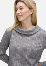 Sweatkleid mit Kragen / Detailbild