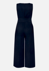 Eleganter Jumpsuit mit Eingrifftaschen / Rückseite