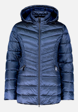 Outdoorjacke mit abnehmbarer Kapuze / Vorderseite